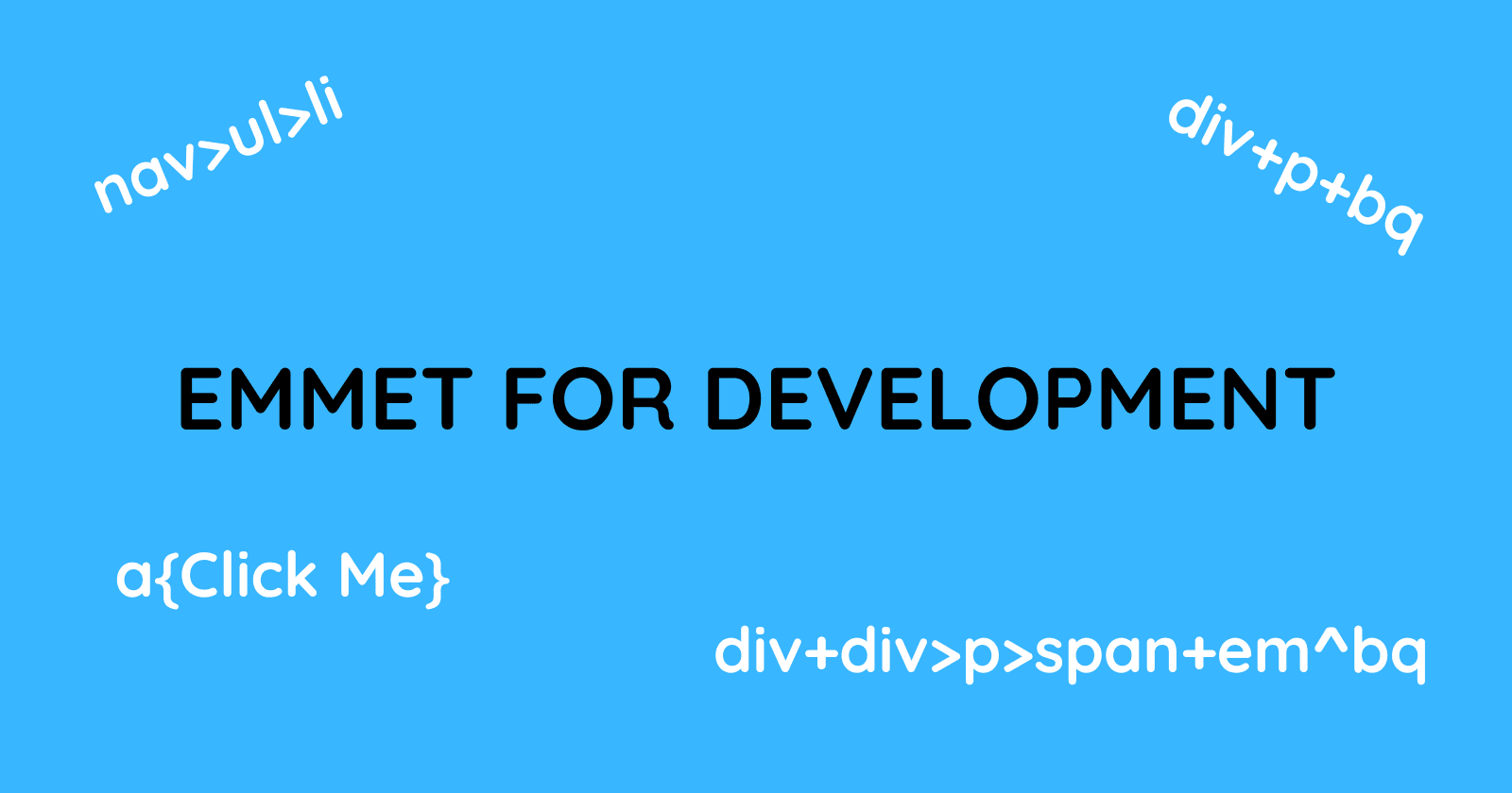 Why should we use emmet while writing code?