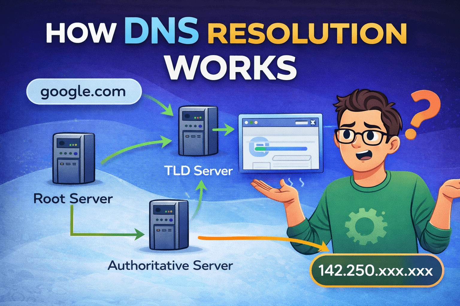 How DNS Resolution Works: From Root Servers to Your Browser